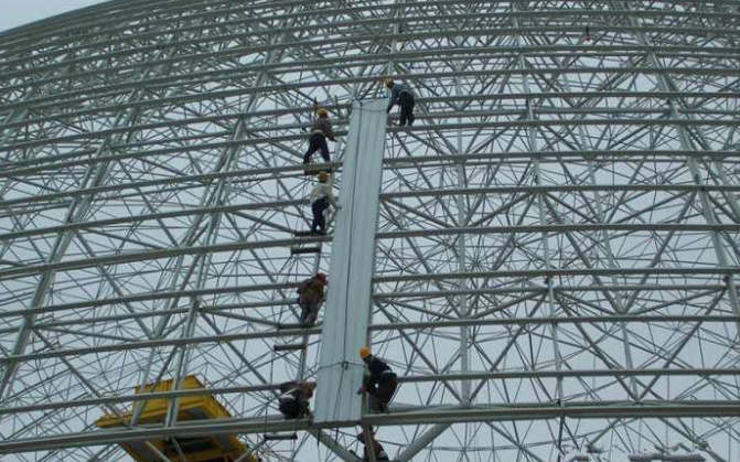 衢州网架装配好以后应当留神哪八项验收事件